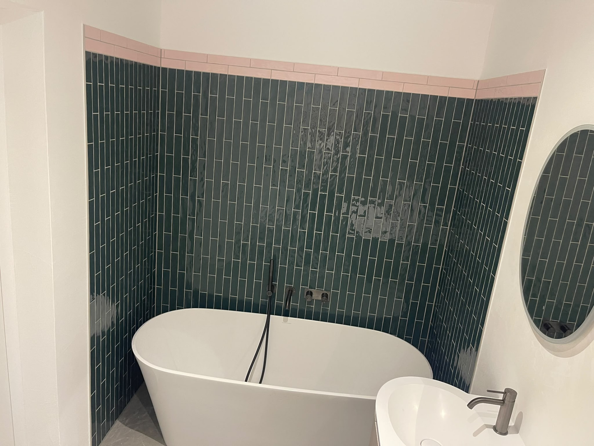 Badezimmer nach der Endreinigung